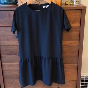 Black Drop Waist Dress